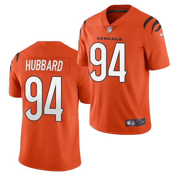 Men's Cincinnati Bengals #94 Sam Hubbard 2021 Orange NFL Vapor Untouchable Limited Stitched Jersey